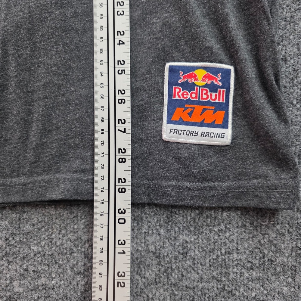 Red Bull KTM Factory Racing Marvin Musquin 25 T-Shirt XL Gray Motocross Mens Tee - Picture 9 of 10